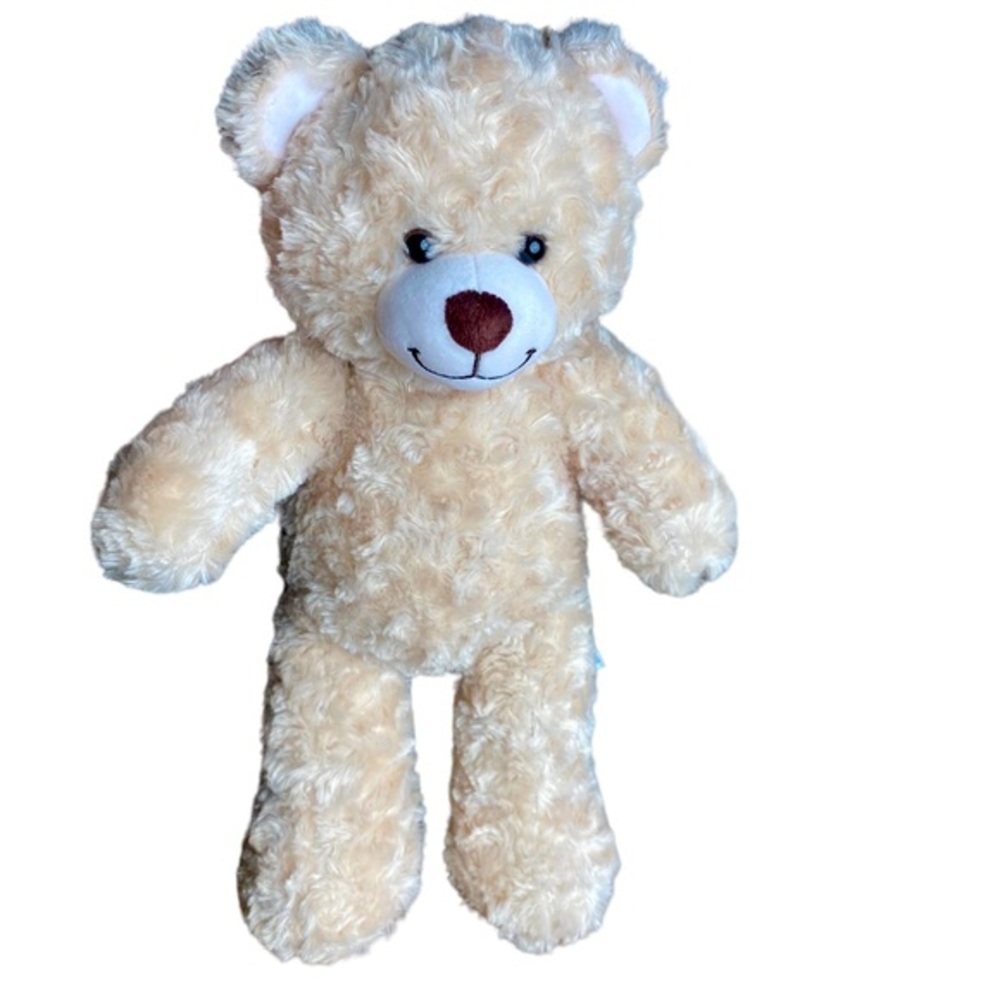 Build-A-Bear "Happy Hugs" Teddy Bear Stuffed Plush Animal 16"‎ Beige Tan Soft